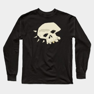 Gold Tooth Skull Long Sleeve T-Shirt